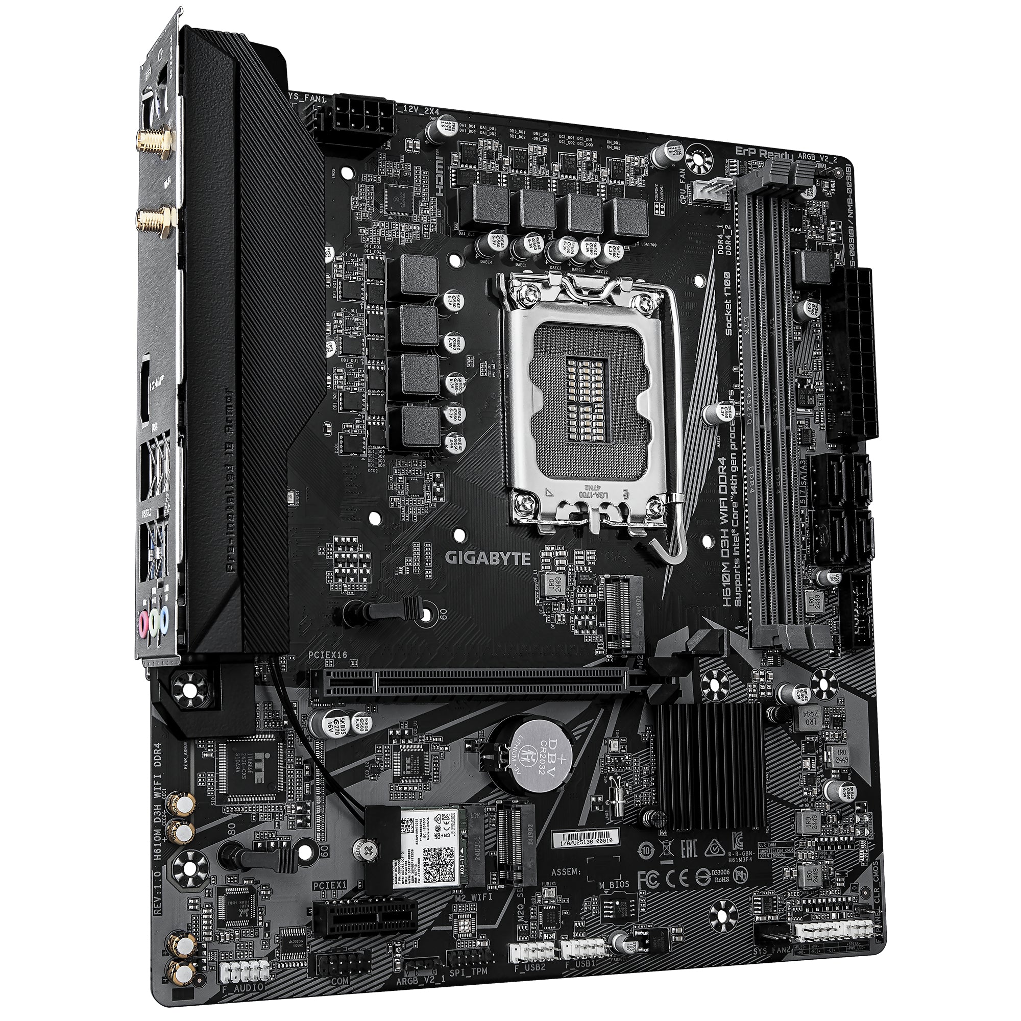 MB GIGABYTE H610M D3H LGA1700 DDR4 "H610M D3H WIFI DDR4"