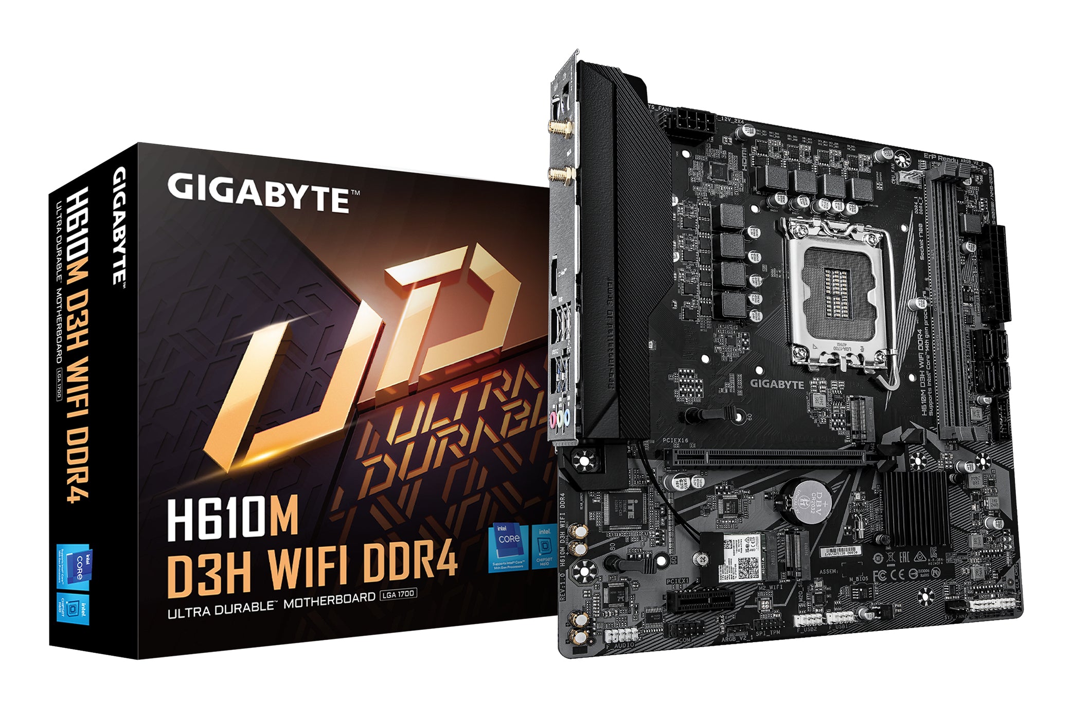 MB GIGABYTE H610M D3H LGA1700 DDR4 "H610M D3H WIFI DDR4"