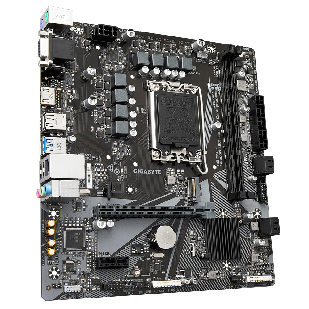 Placă de bază Gigabyte H610M H LGA1700 DDR5 