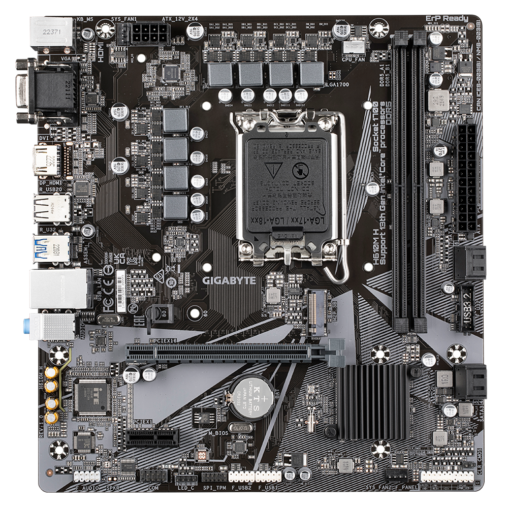 Placă de bază Gigabyte H610M H LGA1700 DDR5 