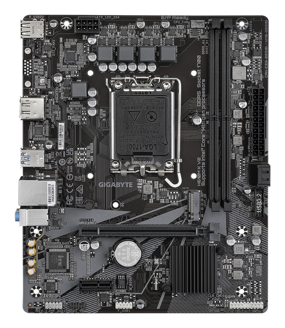 MB GIGABYTE H610M K V2 LGA1700 DDR5 "H610M K V2"