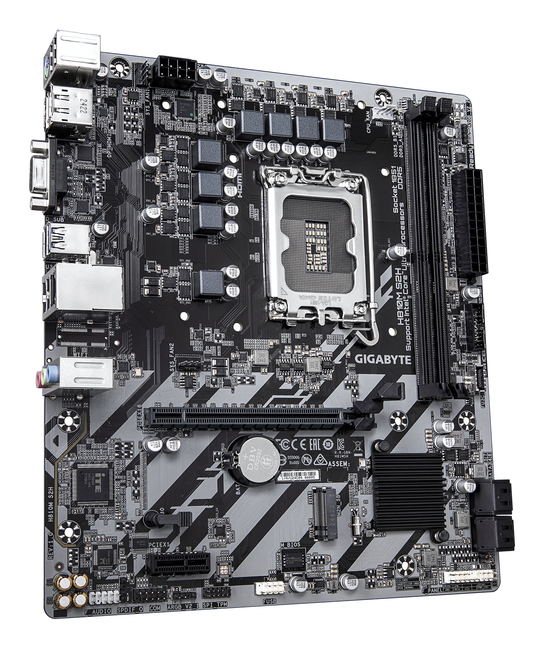 MB GIGABYTE H810M S2H LGA1851 DDR5 "H810M S2H"