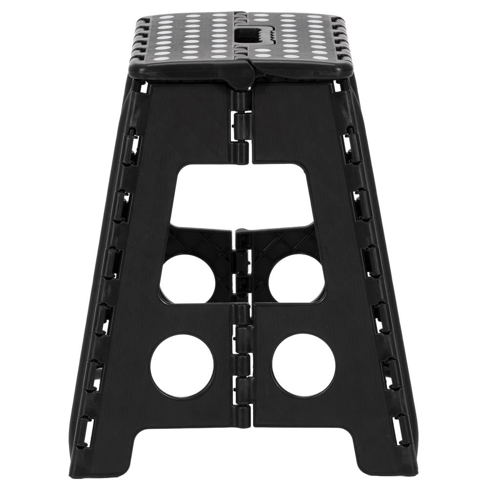 Scaun inaltator multifunctional tip scara, antiderapant, 39 cm, maxim 150 kg, negru
