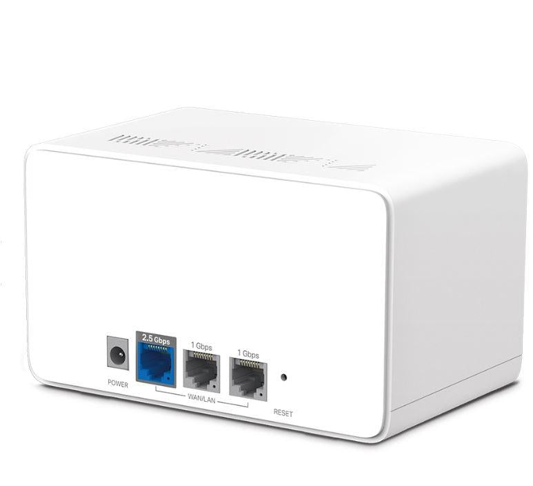 MESH Mercusys, Dual Band WiFi 6 Speeds up to 6000 Mbps, 2.5 Gbps Multi-Gig Ports - 1× 2.5 Gpbs and 2× Gigabit Wi-Fi 6 