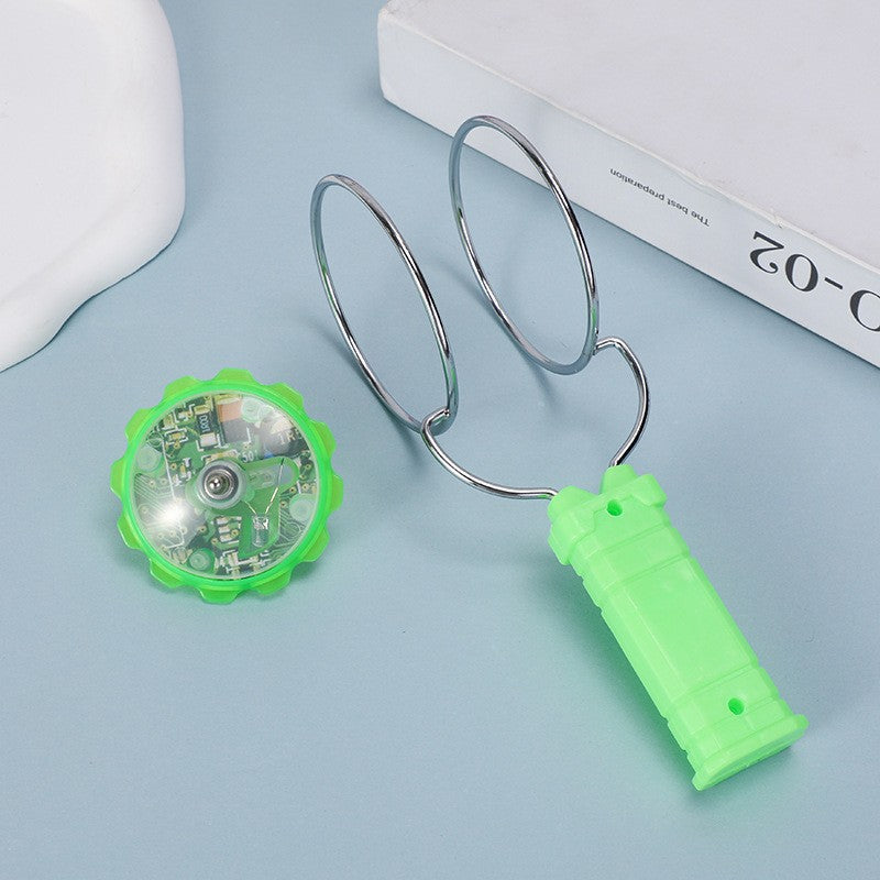 Jucarie Interactiva, Titirez Magnetic, cu Led, 19.8 x 5 cm, Verde
