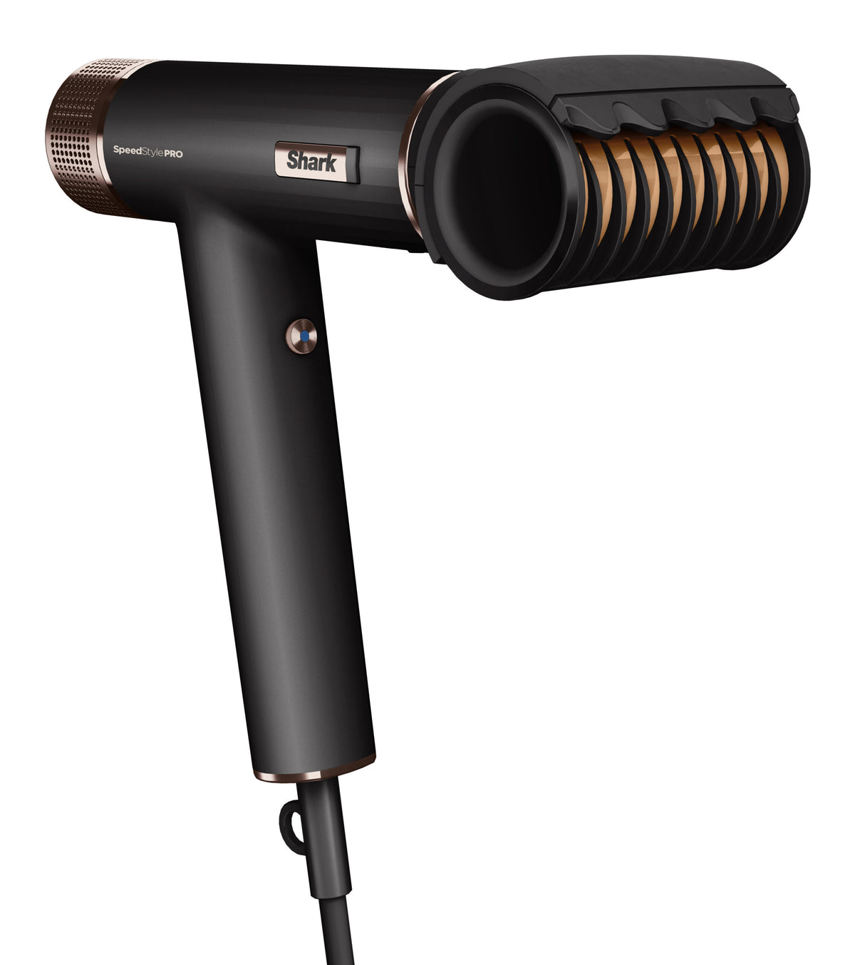Uscator de par Shark SpeedStyle Pro HD752EU, 1750 W, 3 viteze, 3 setari temperatura, Ionizare (Negru) 