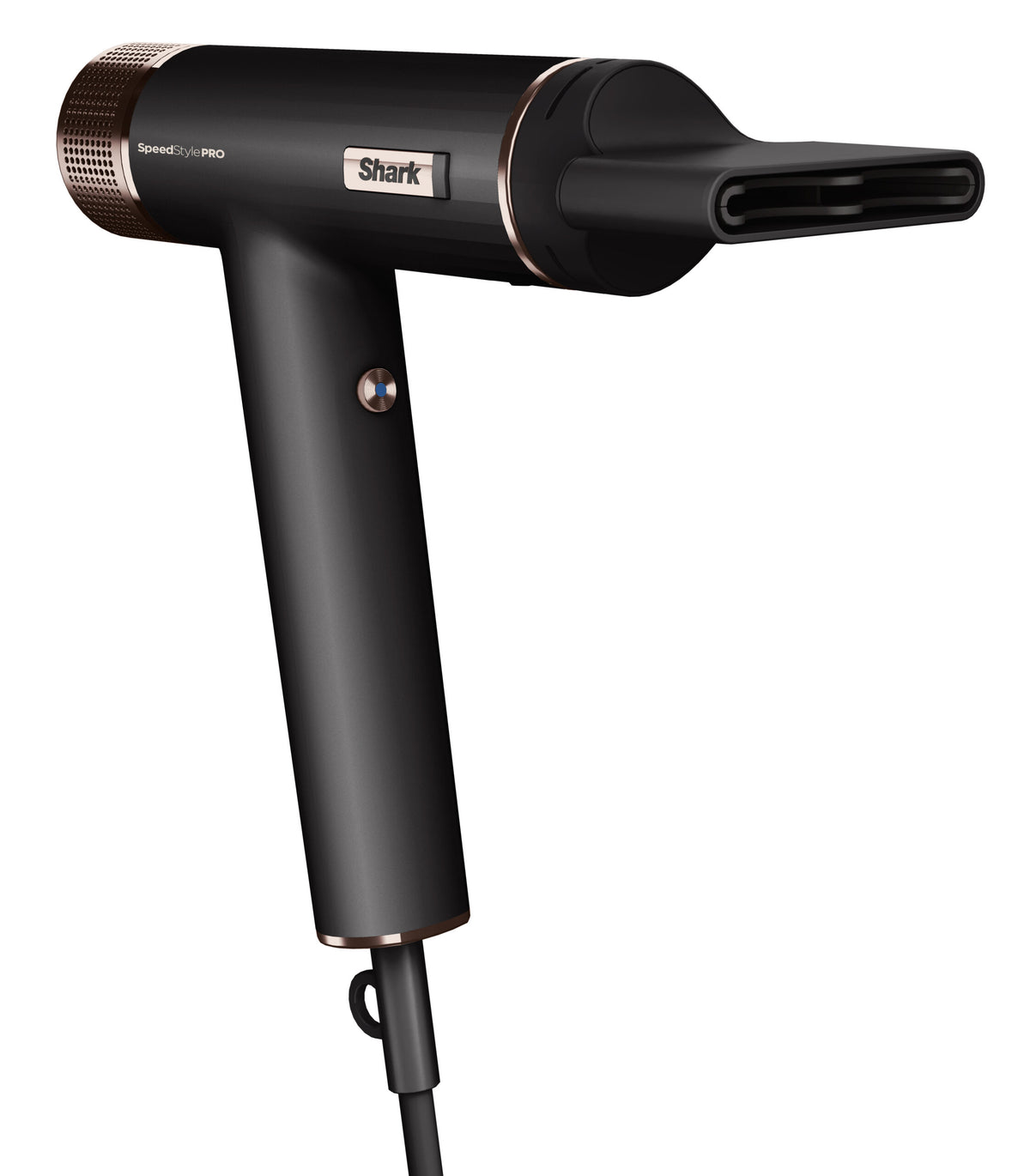 Uscator de par Shark SpeedStyle Pro HD752EU, 1750 W, 3 viteze, 3 setari temperatura, Ionizare (Negru) 