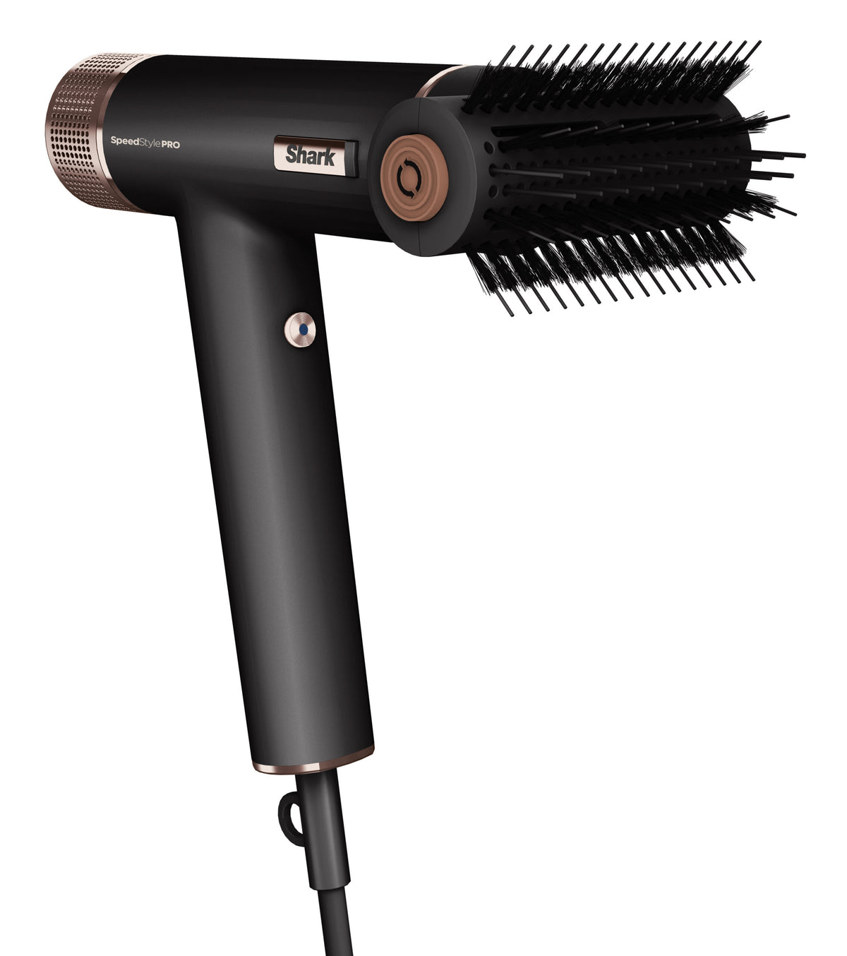 Uscator de par Shark SpeedStyle Pro HD752EU, 1750 W, 3 viteze, 3 setari temperatura, Ionizare (Negru) 