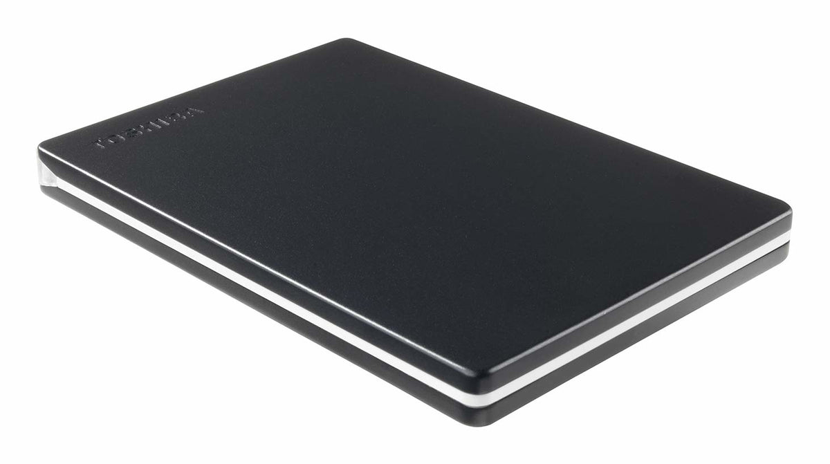 HDD extern Toshiba Canvio Slim, 2TB, USB 3.2 (Negru) 