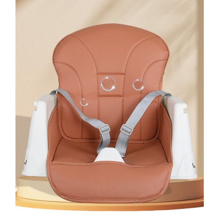Scaun de Masa Pliabil 3in1, Reglabil, Multifunctional, 3 Pozitii, Masuta si Husa Detasabile, Roti, Centura de Siguranta, Ajustare Inaltime