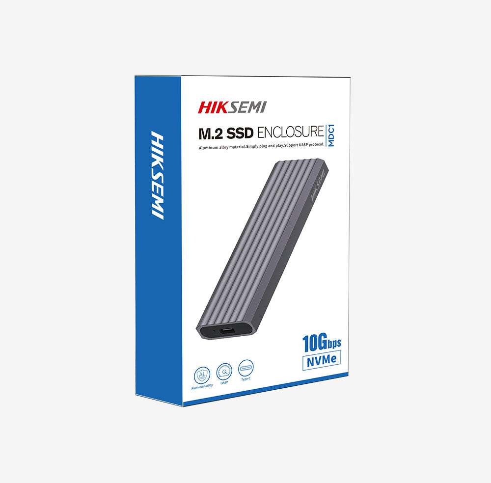 RACK extern Hiksemi, pt SSD M.2 NVME compatib cu form factor 2280/2260/2242/2230,interfata PC USB-C gen3.2, metalic, lung cab