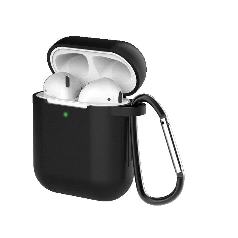 Husa AirPods cu Inel Prindere Negru