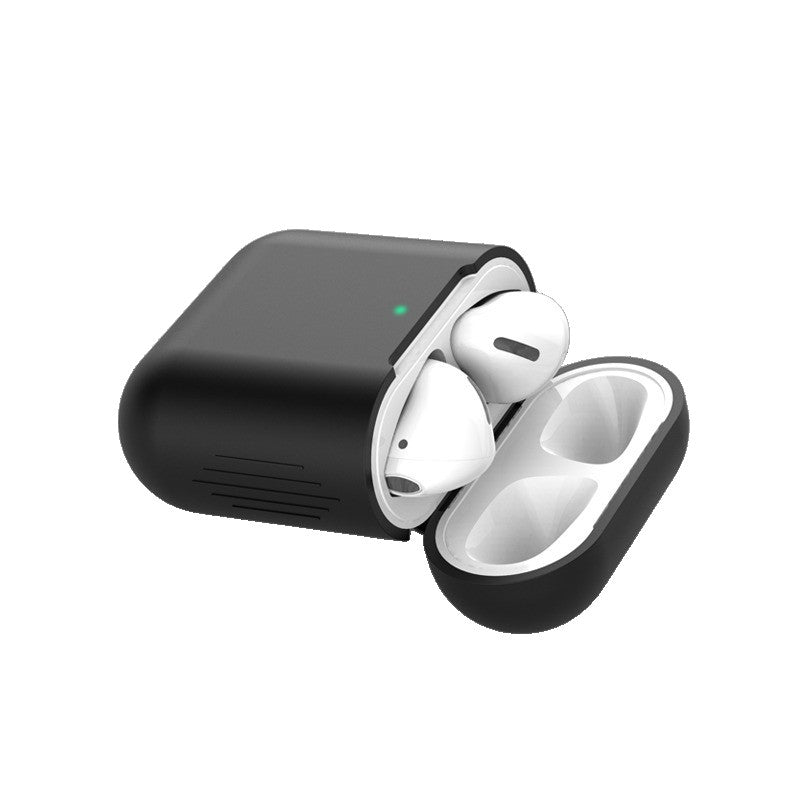 Husa AirPods cu Inel Prindere Negru