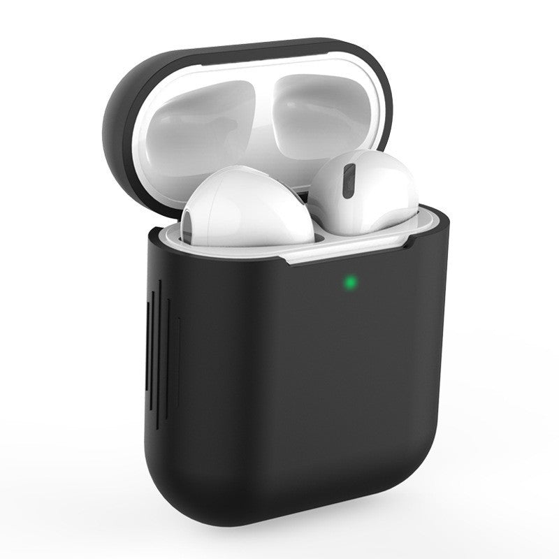 Husa AirPods cu Inel Prindere Negru