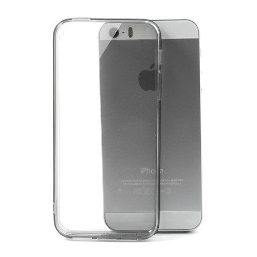 Husa Apple iPhone 6/6S SuperSlim Transparent cu margini gri