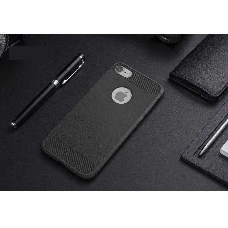 Husa Apple iPhone 6/6S Tpu, carbon, Negru