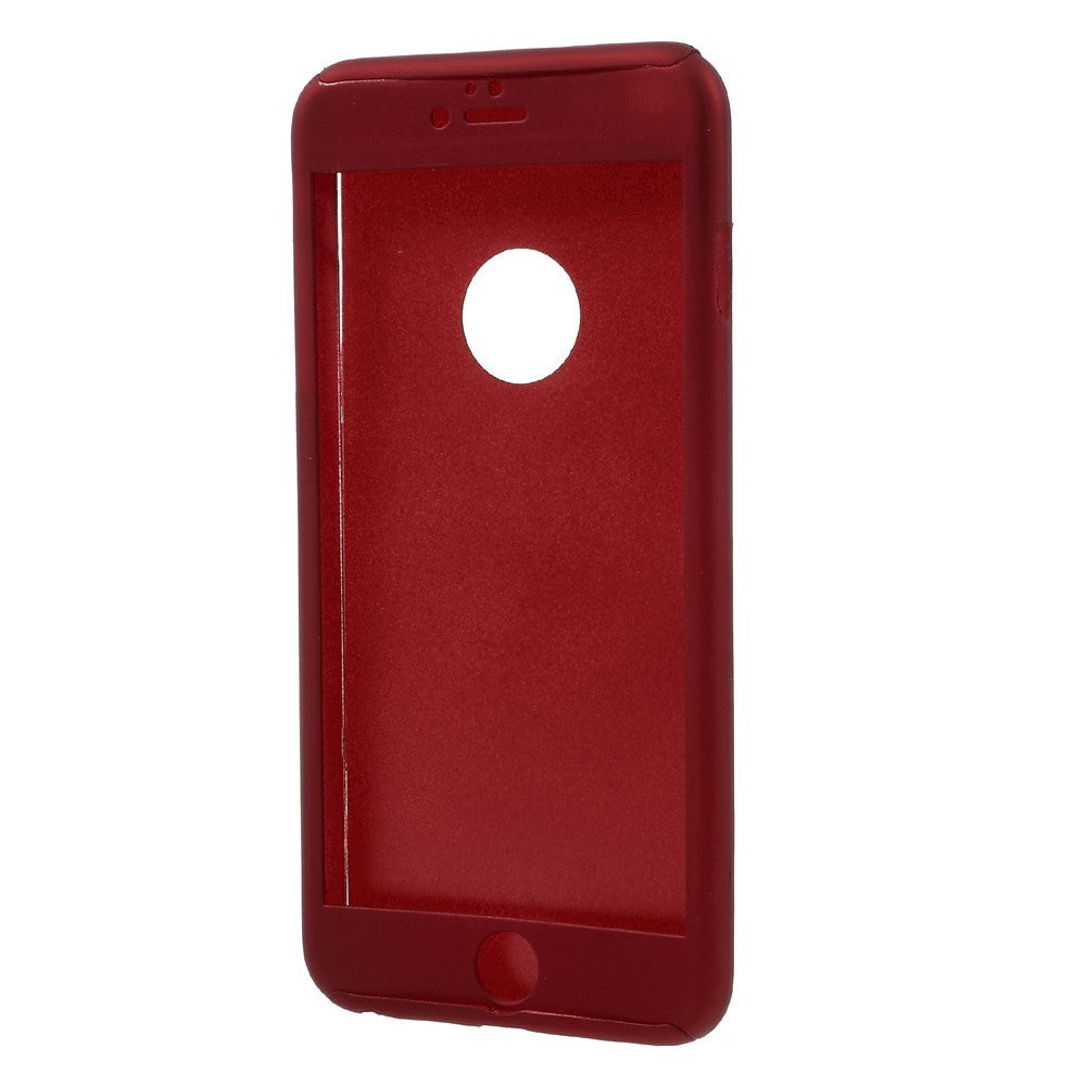 Husa Apple iPhone 6 Plus/6S Plus Full Cover 360 Rosu + Folie de protectie
