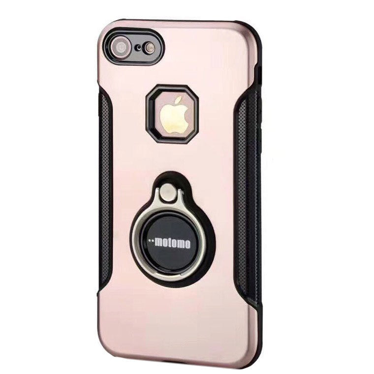 Husa Apple iPhone 7 Plus Motomo Ring Roz-Auriu