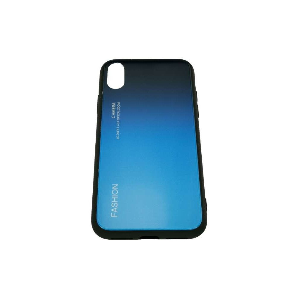 Husa Apple iPhone X Hybrid Back Degrade, Albastru
