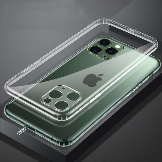Husa de Protectie, pentru Apple iPhone X, Protect Plus, Silicon, Transparent