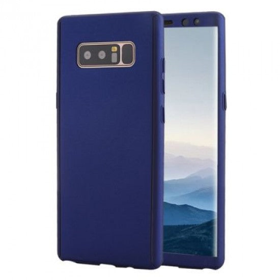 Husa Apple iPhone XR Full Cover 360 Albastru + Folie de protectie