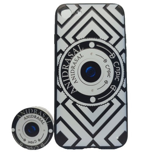 Husa Apple iPhone XS Max Multicolor Model Camera Foto Popsocket inclus