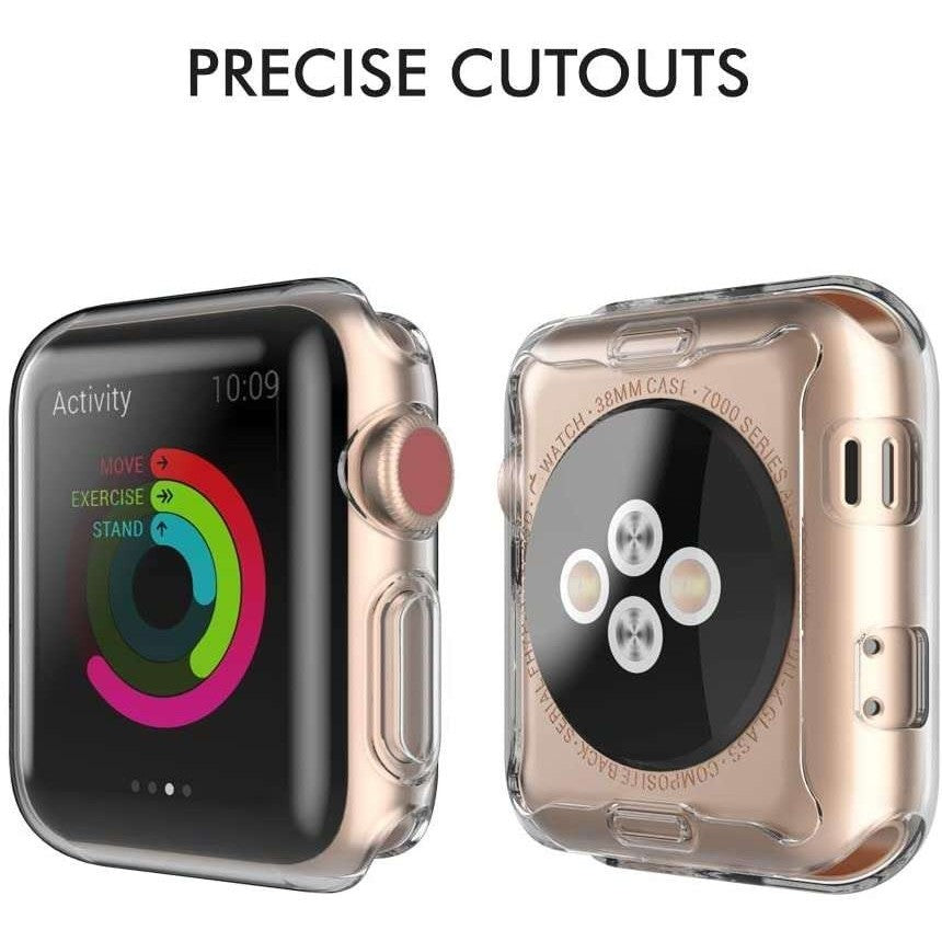 Husa Apple Watch Series 2/3 42 mm Full Tpu 360 Transparent
