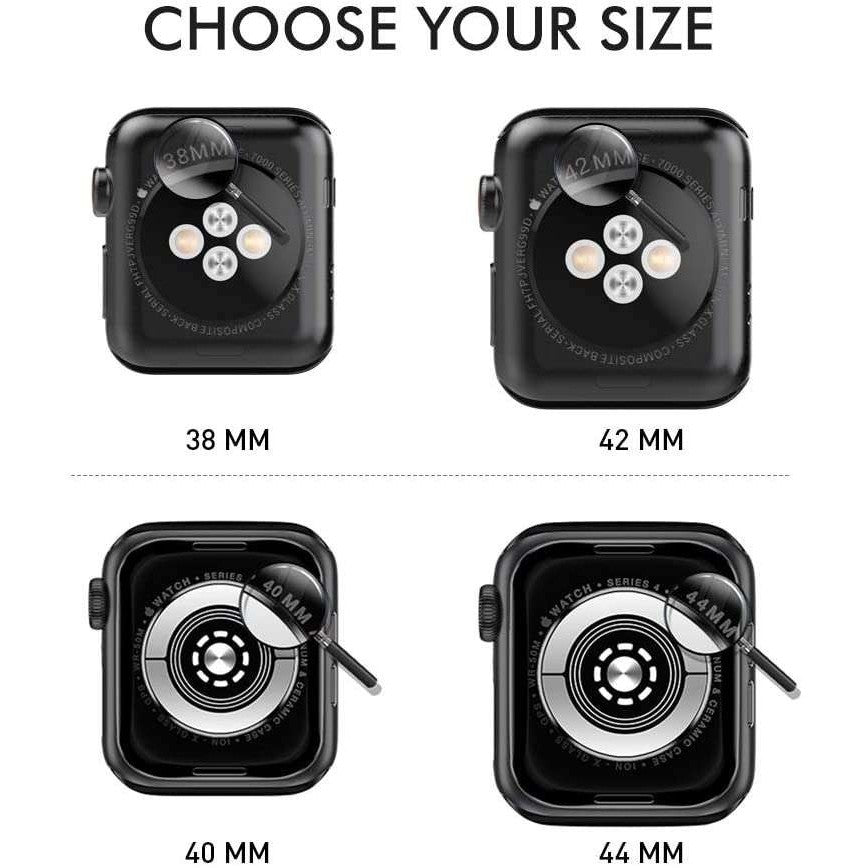 Husa Apple Watch Series 2/3 42 mm Full Tpu 360 Transparent