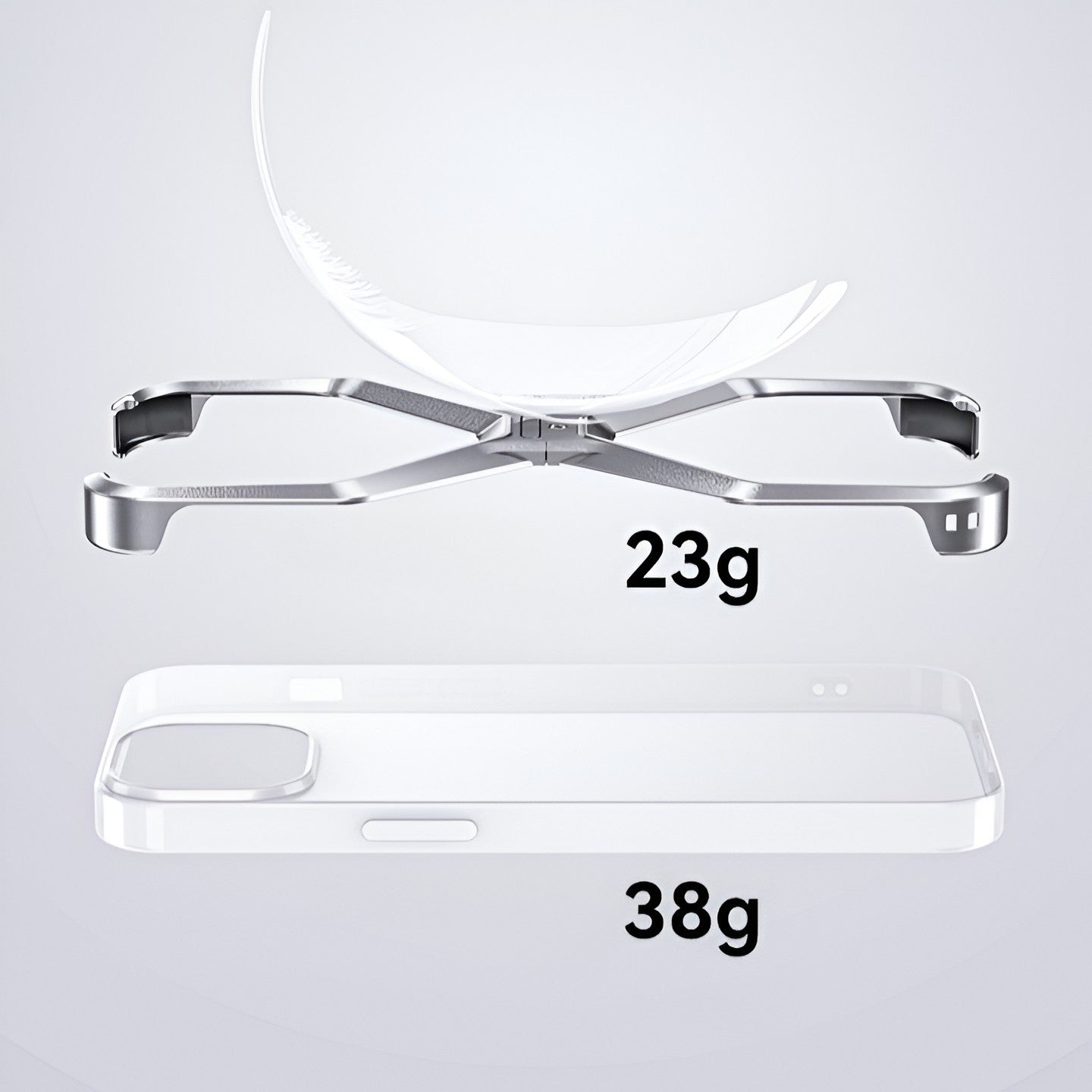 Husa Armor X Compatibila cu iPhone 15 Pro Max, Aliaj de Aluminiu, Antisoc, Antizgarieturi, Impermeabila, Margini cu 2 Straturi, Aderent, Montare Usoara, Surubelnita Inclusa, Gri Metalizat