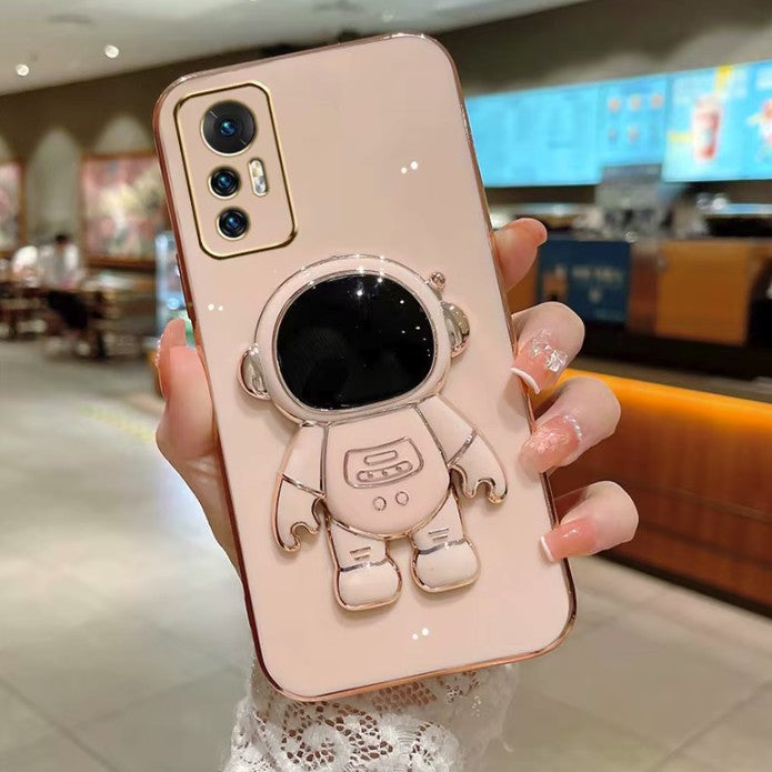 Husa de Protectie 2 in 1, Husa de Protectie pentru Honor 90, Model Astronaut, Husa cu Suport, din TPU, Roz