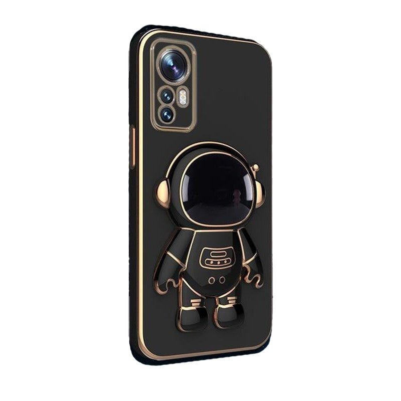 Husa de Protectie 2 in 1, Husa de Protectie pentru Honor 90, Model Astronaut, Husa cu Suport, din TPU, Negru
