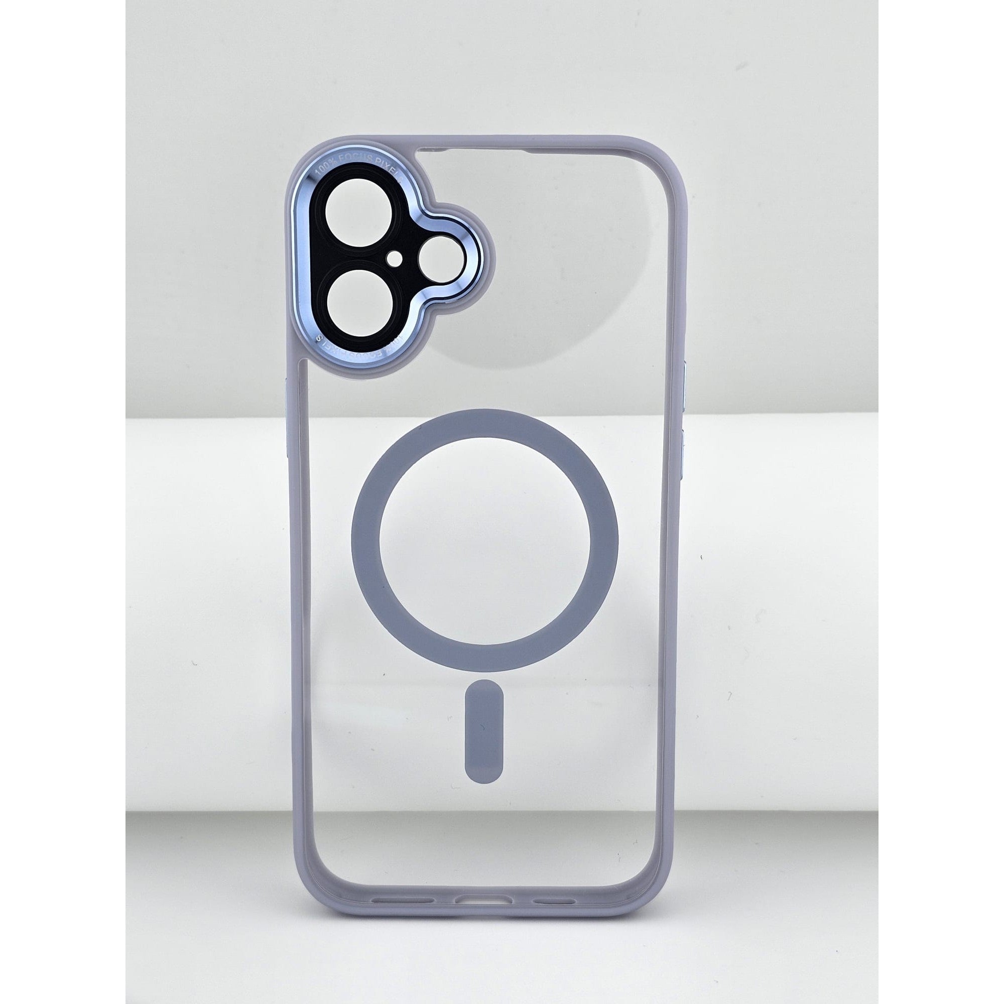 Husa de Protectie Compatibil cu iPhone 16 Plus, Flippy, Incarcare Wireless, Tehnologie Magsafe, Carcasa din TPU/ PC, Protectie Camera, Antisoc, Antizgariere, Mov (lila) - Transparent