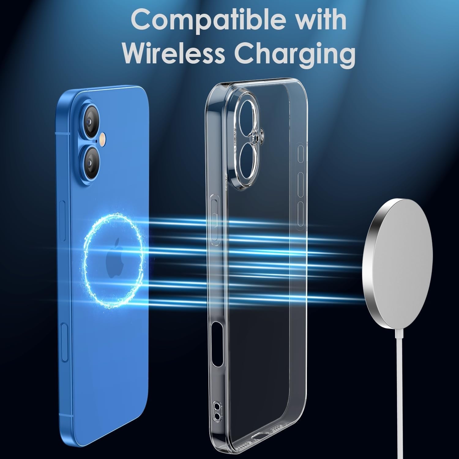 Husa de Protectie, Compatibila cu Apple iPhone 16, TPU, Antisoc, Rezistenta la Impact, Protectie Camera, Transparenta