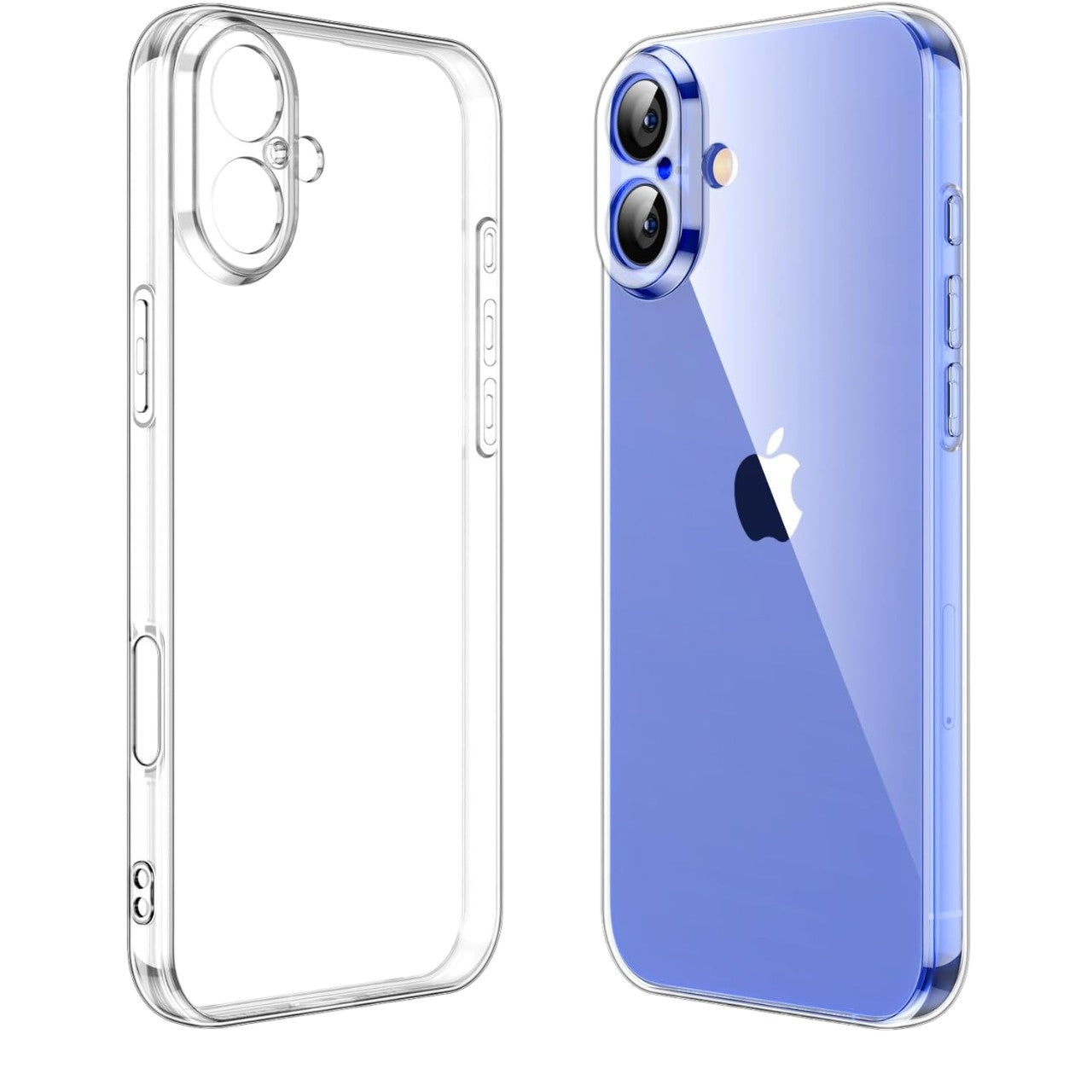 Husa de Protectie, Compatibila cu Apple iPhone 16, TPU, Antisoc, Rezistenta la Impact, Protectie Camera, Transparenta