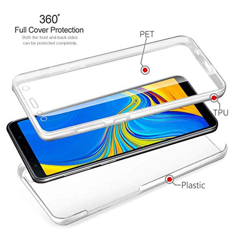 Husa de protectie Flippy 360 grade, PC+TPU+Folie policarbonat, pentru Samsung Galaxy S21 FE 5G , Transparent