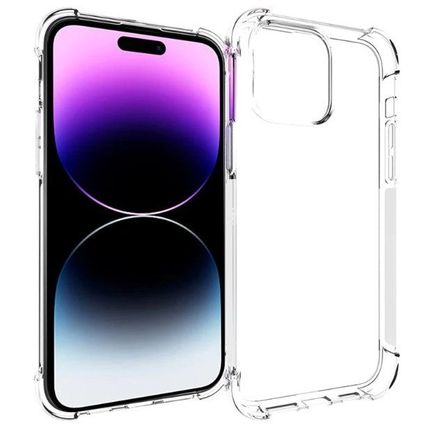 Husa de protectie Flippy, TPU, pentru Apple iPhone 15 Pro Max, Antisoc, Protectie colturi, Rezistenta la impact, 1.5 mm, Transparenta