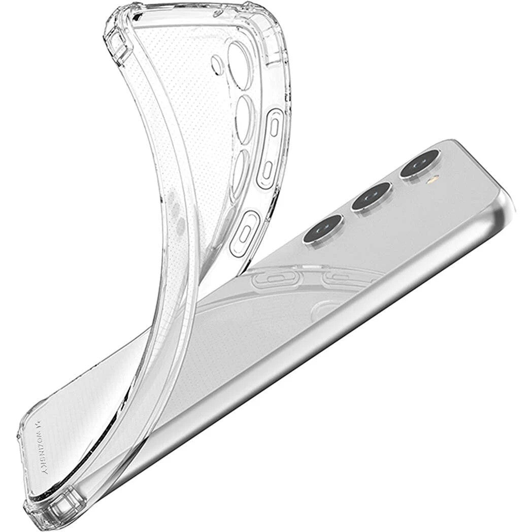 Husa de protectie Flippy, Airbag Shock Absorption, TPU, pentru Samsung Galaxy S23 Plus , Transparent