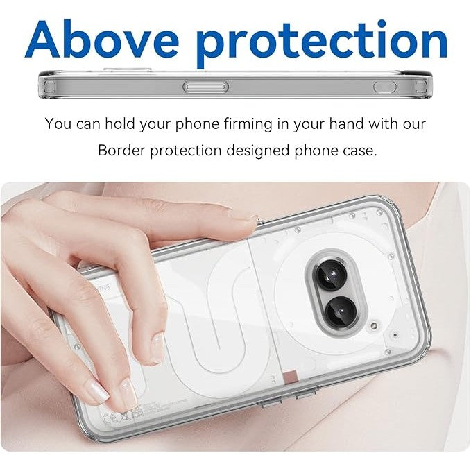 Husa de Protectie, Compatibil cu Nothing Phone 2A, Silicon TPU, Protectie camere, Transparent