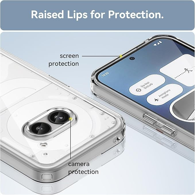 Husa de Protectie, Compatibil cu Nothing Phone 2A, Silicon TPU, Protectie camere, Transparent