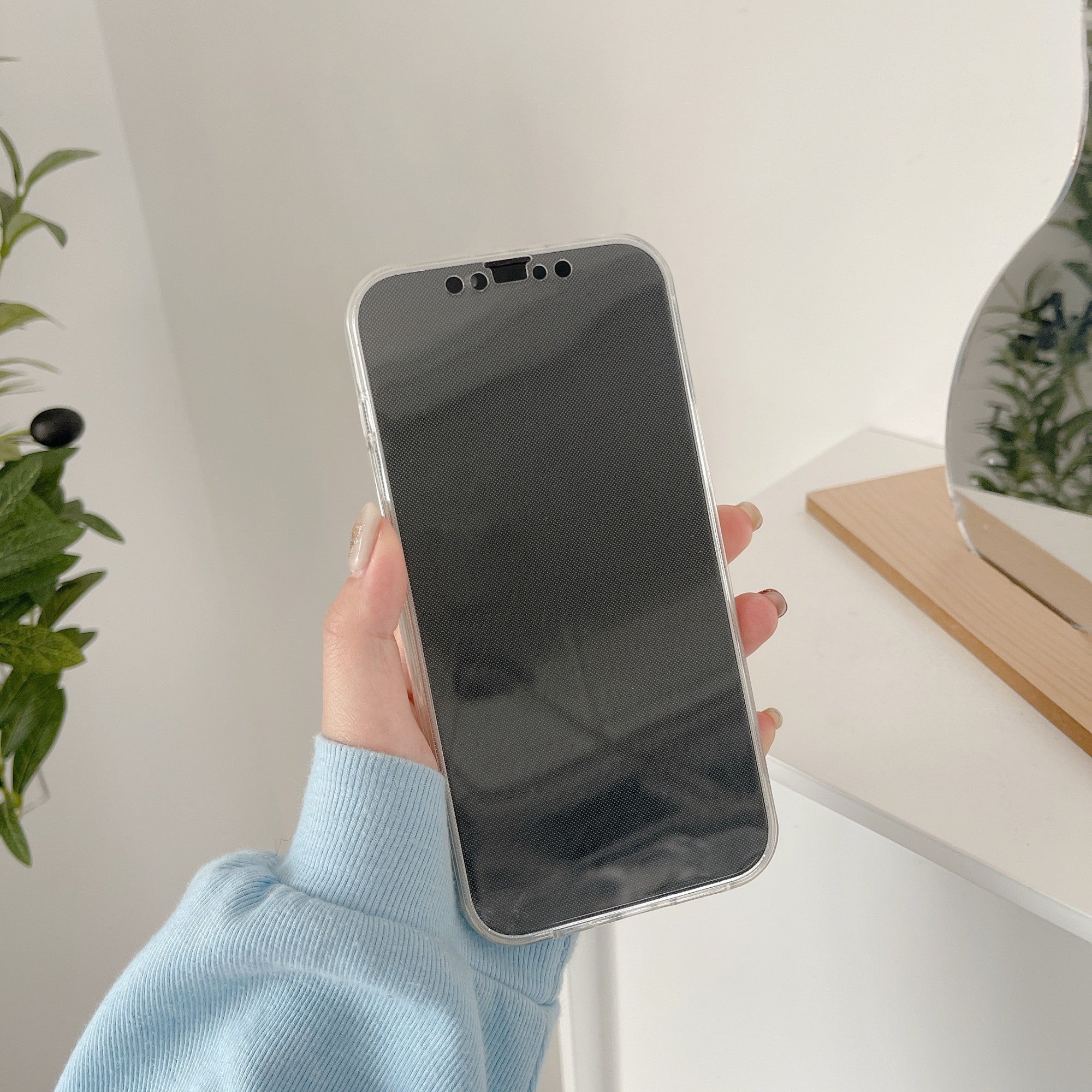 Husa de protectie Flippy compatibila cu Apple iPhone 13 Mini Full Tpu 360 Transparent