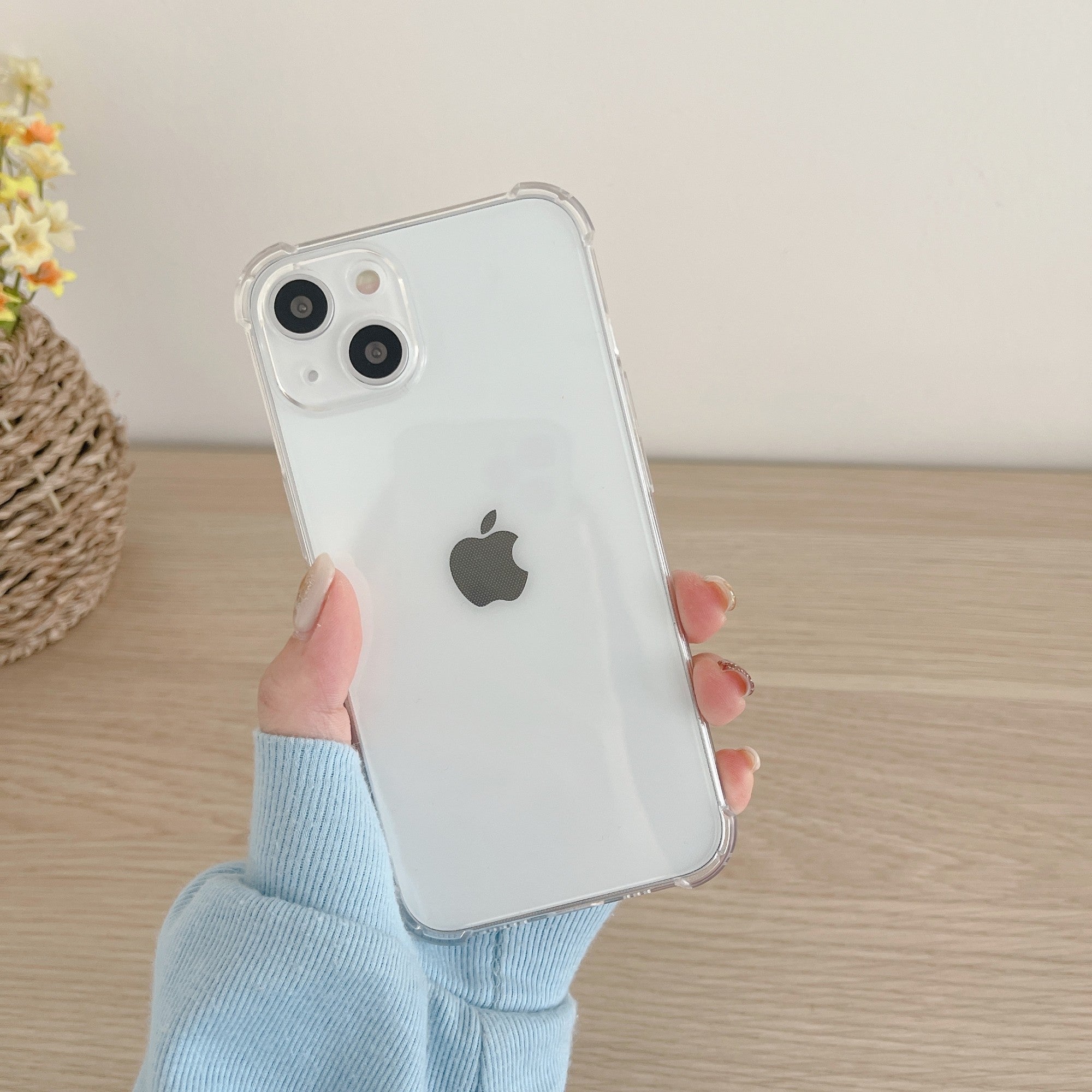 Husa de protectie compatibila cu Apple iPhone 13 Tpu Antisoc 1.5 mm Transparent