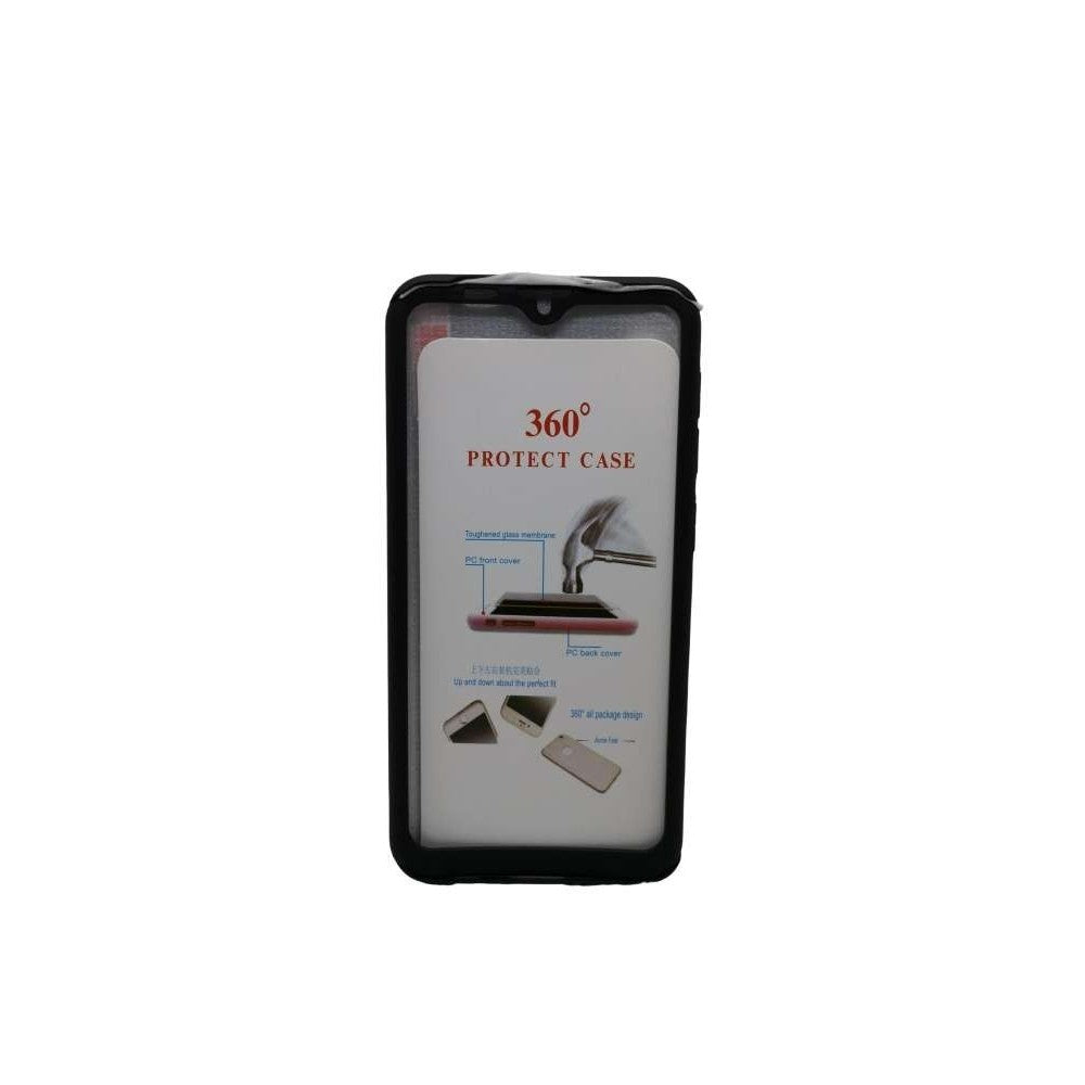 Husa de protectie compatibila cu Samsung Galaxy A10 Full Cover 360 Negru + Folie de protectie