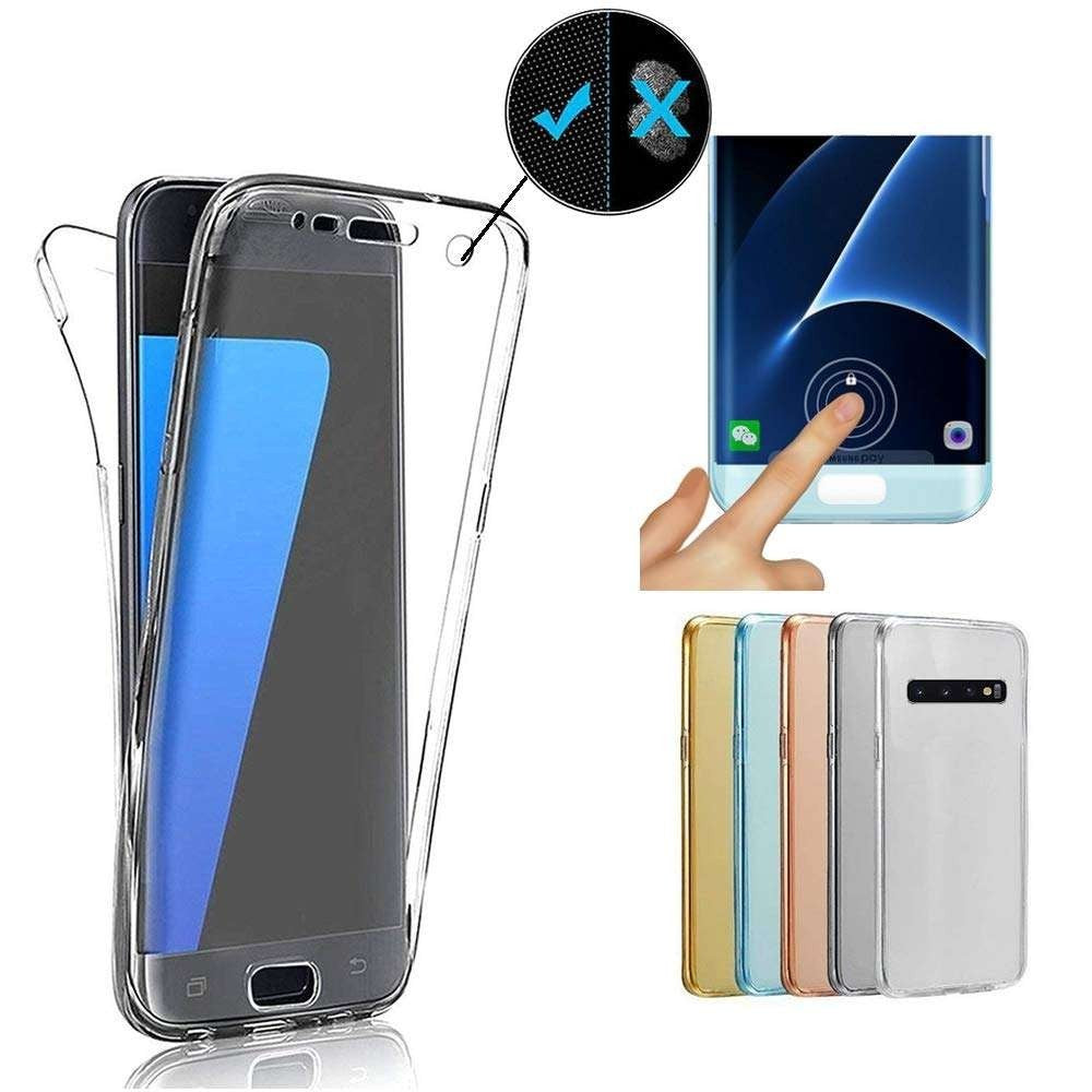 Husa de protectie ® compatibila cu Samsung S10 Plus Full Tpu 360 Transparent