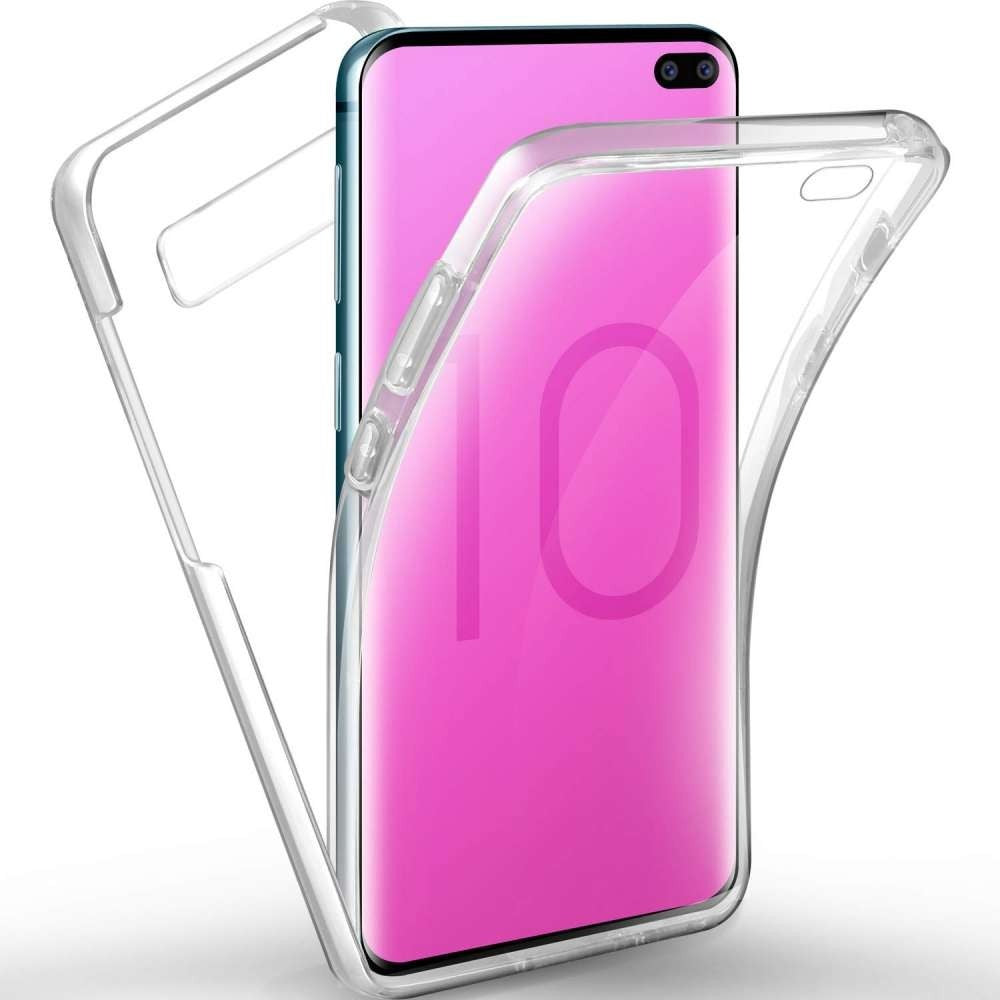 Husa de protectie ® compatibila cu Samsung S10 Plus Full Tpu 360 Transparent