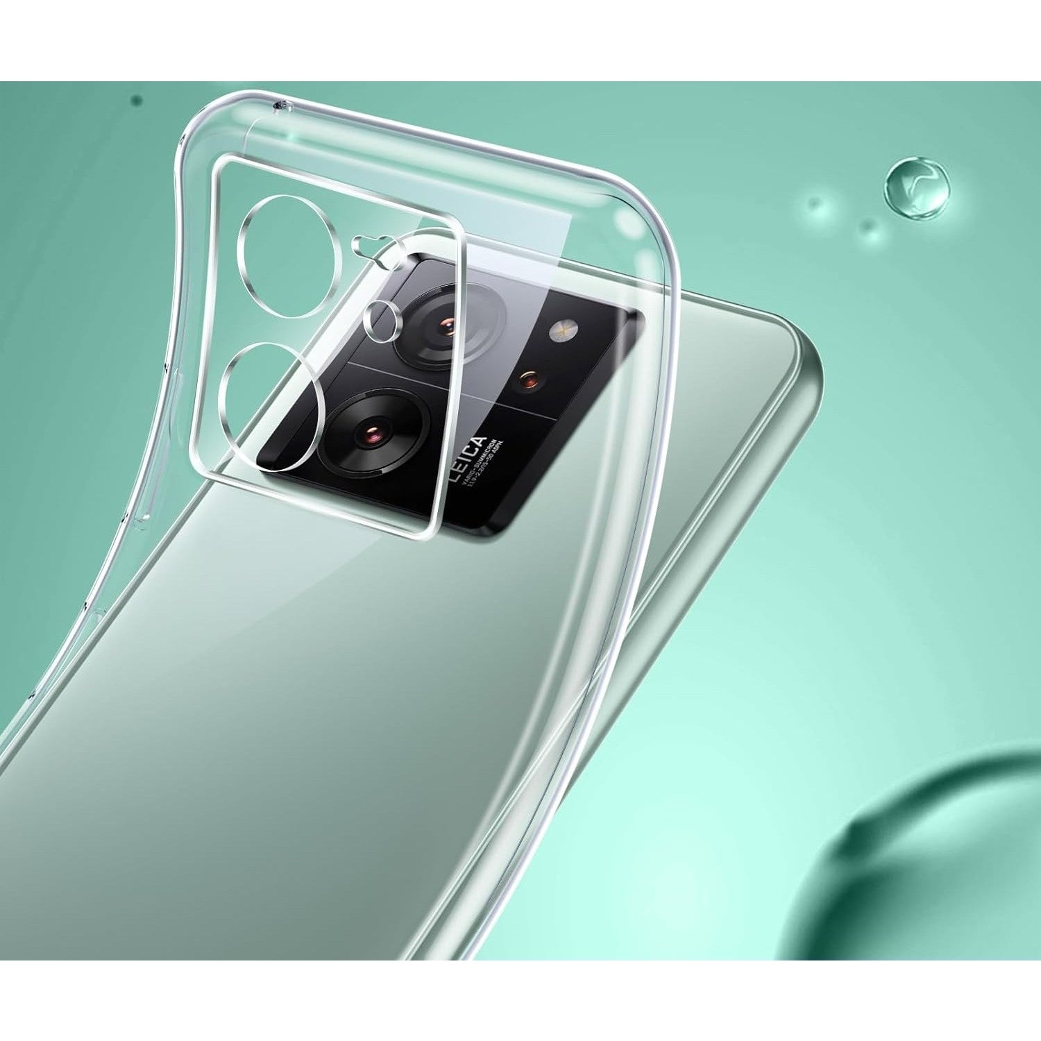 Husa Telefon, Flippy, Compatibila Xiaomi Redmi 13T/13T Pro, Carcasa TPU, Protectie Camere, 1.5 mm, Transparent