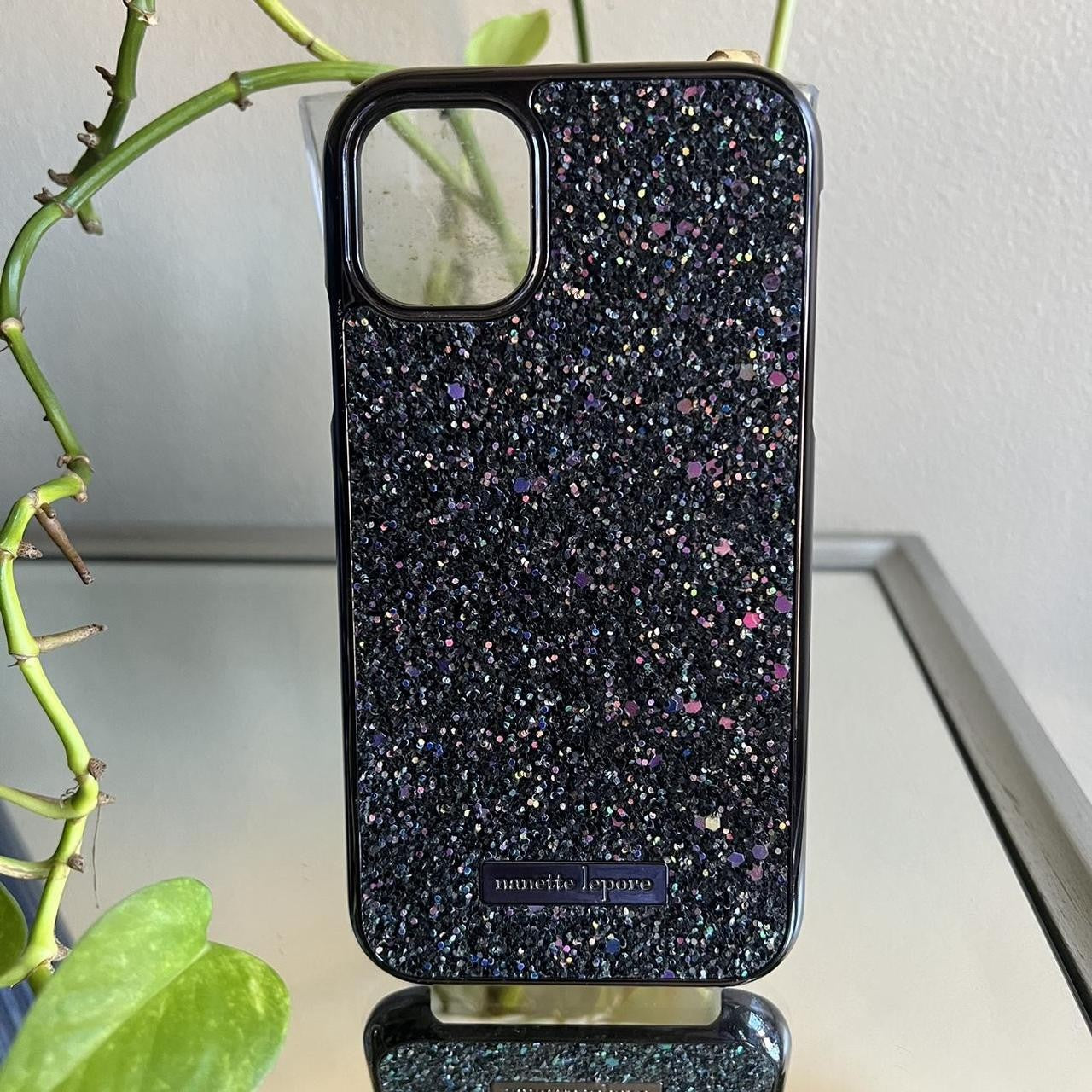 Husa de Protectie, pentru Apple iPhone SE 2020, Sclipici, TPU, Negru
