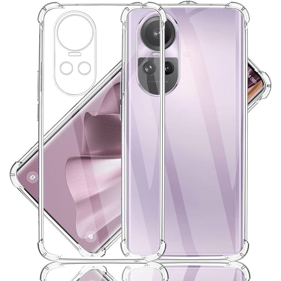 Husa de Protectie, pentru Oppo Reno 10, TPU Protect Plus, cu Dust Plug, Transparent