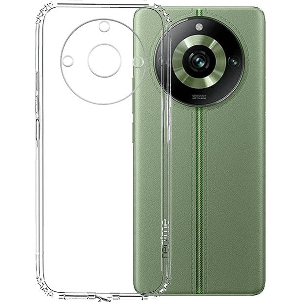 Husa de Protectie, pentru Realme 11 Pro+, TPU Protect Plus, cu Dust Plug, Transparent