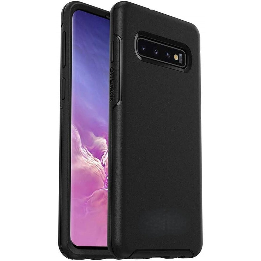 Husa de Protectie, pentru Samsung Galaxy A6 Plus (2018), cu Acoperire Completa 360, cu Folie de Protectie, Plastic, Negru