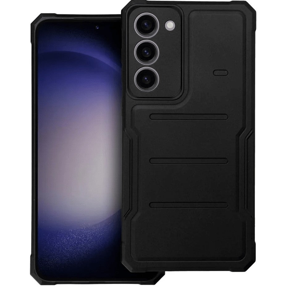Husa de Protectie, pentru Samsung Galaxy S10 Lite, Defender Model 1, silicon, plastic, Negru
